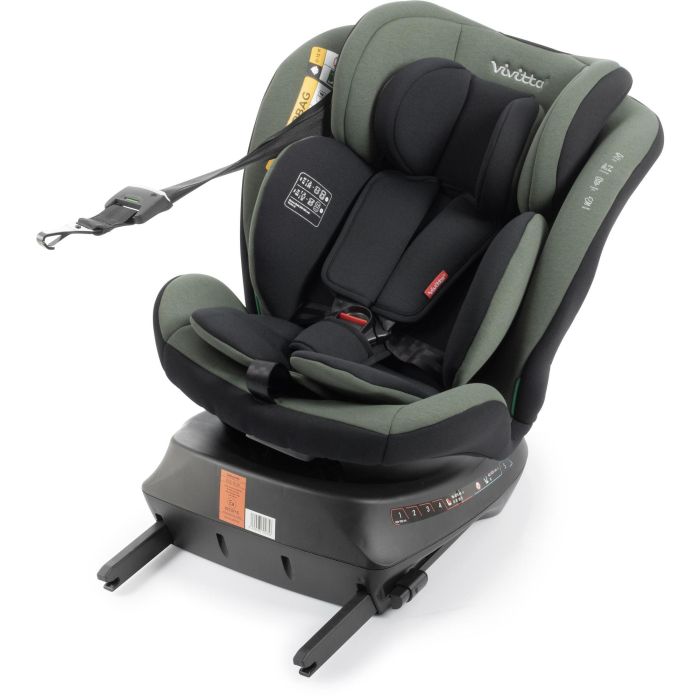 Siege auto - BABYAUTO - Sigma IFix Vivitta - Groupe 0/1/2/3 - 40/150 cm - Isofix + Top tether - Pivotant 360° - Inclinable - Vert 5 Siege auto - BABYAUTO - Sigma IFix Vivitta - Groupe 0/1/2/3 - 40/150 cm - Isofix + Top tether - Pivotant 360° - Inclinable - Vert 5