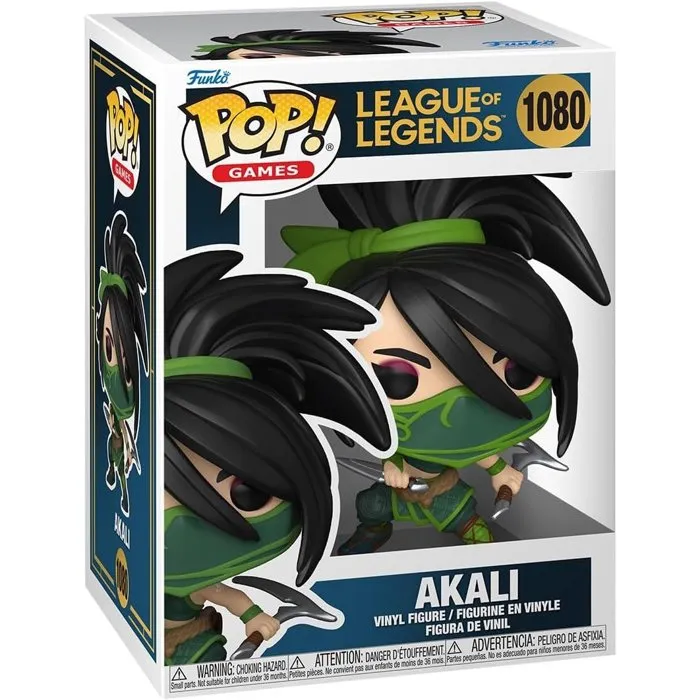 Funko Figurine Pop! Vinyle - League of Legends Akali - La Ninja Rebelle d'Ionia - Collection de Jeu Video Funko Figurine Pop! Vinyle - League of Legends Akali - La Ninja Rebelle d'Ionia - Collection de Jeu Video