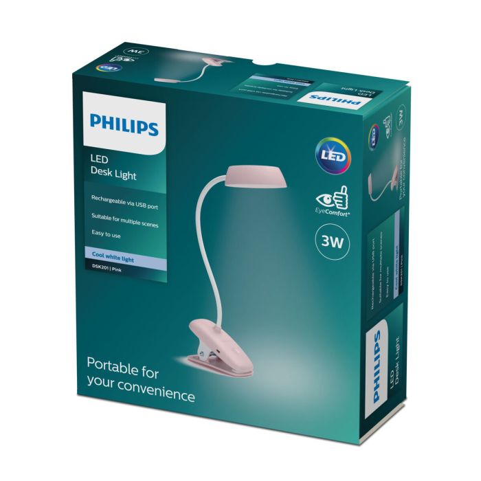 Lampe de bureau Philips Lámpara de mesa Rose 3 W 6 Lampe de bureau Philips Lámpara de mesa Rose 3 W 6