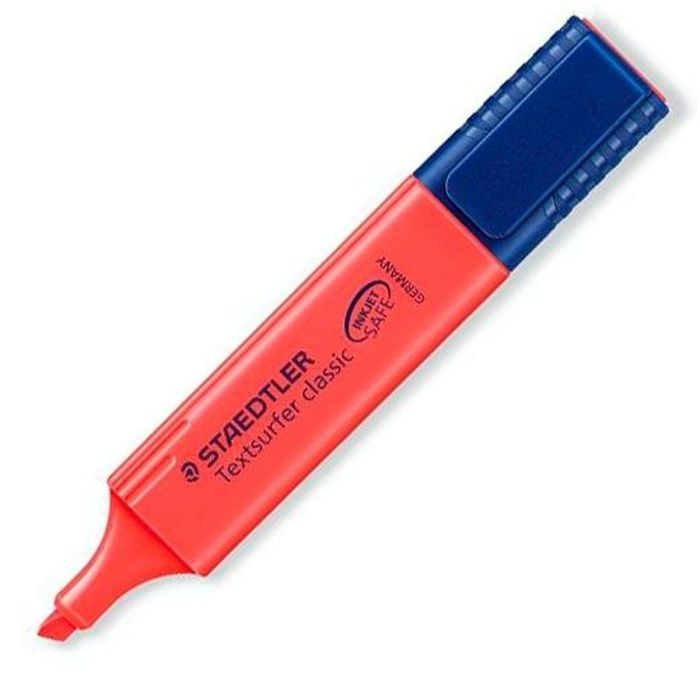 Marqueur fluorescent Staedtler Textsurfer Classic Rouge 10 Unités 1
