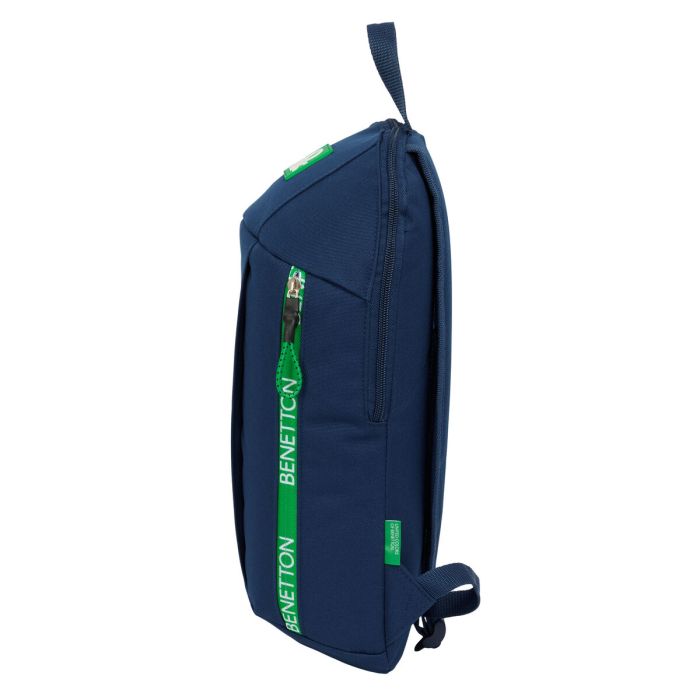 Sac à dos Casual Benetton Green Blue marine 22 x 39 x 10 cm 1 Sac à dos Casual Benetton Green Blue marine 22 x 39 x 10 cm 1