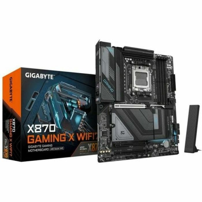 Gigabyte X870 GAMING X WIFI7 Carte Mère ATX pour AMD AM5 Socket, Processeurs Ryzen 9000, Wi-Fi 7, LAN 2.5GbE, DDR5