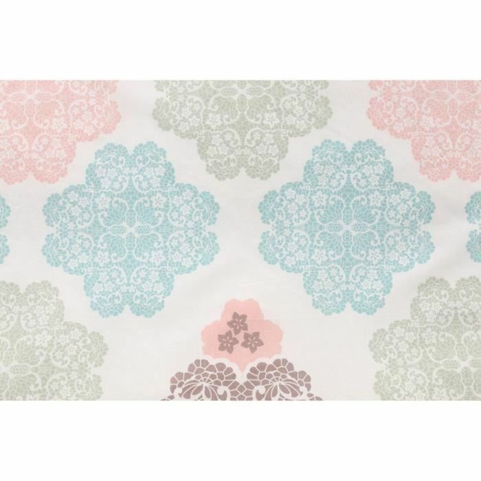 Parure de couette Turquoise Lit king size 3 Pièces 1