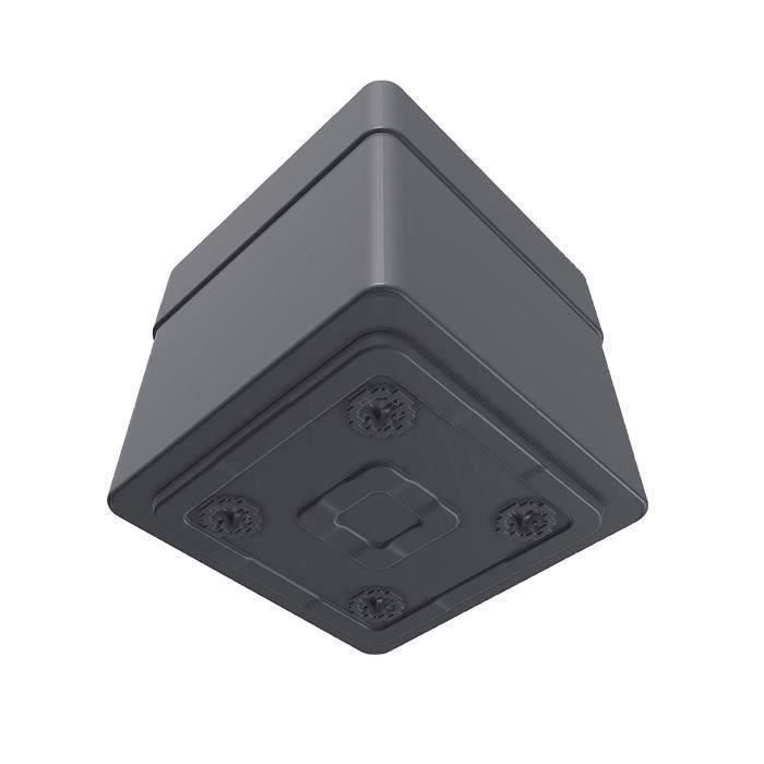 Bac a fleurs Carré 40 cm - EDA - CAREL - 26 L - Avec roulettes - Extérieur ou intérieur - 39 x 39 x H.39 cm - Gris Anthracite 3 Bac a fleurs Carré 40 cm - EDA - CAREL - 26 L - Avec roulettes - Extérieur ou intérieur - 39 x 39 x H.39 cm - Gris Anthracite 3