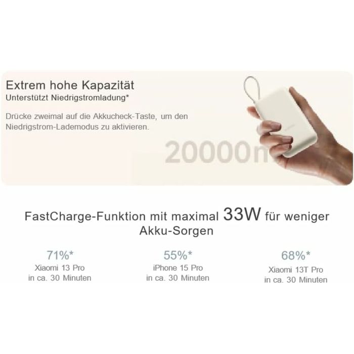 Powerbank Xiaomi PB1033MI Beige 10000 mAh 5 Powerbank Xiaomi PB1033MI Beige 10000 mAh 5