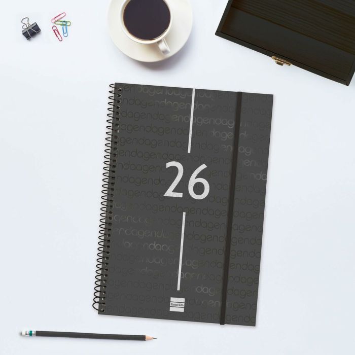 Agenda Finocam YEAR Noir 16,5 x 24,2 cm 2026 5
