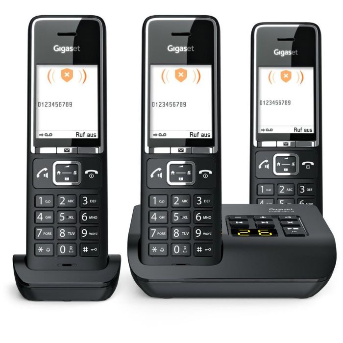 Gigaset COMFORT 550A trio schwarz/chrom 18