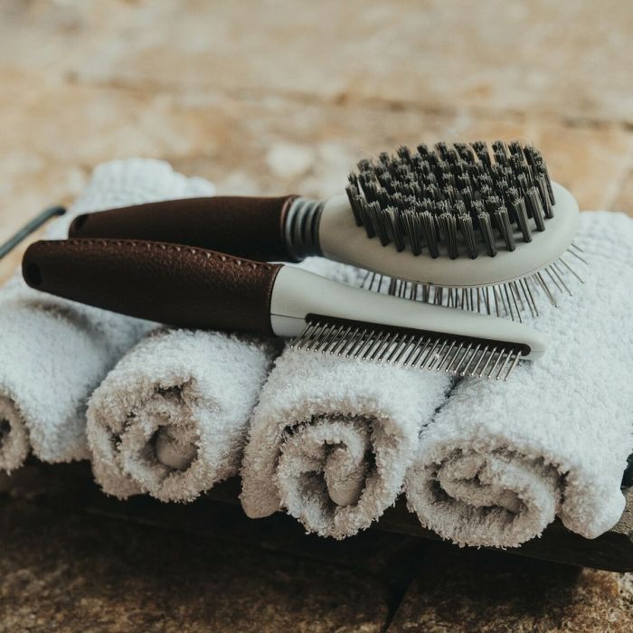 Brosse à Cheveux Hunter Marron Plastique 12 Râteau Plaque Tournante 1 Brosse à Cheveux Hunter Marron Plastique 12 Râteau Plaque Tournante 1