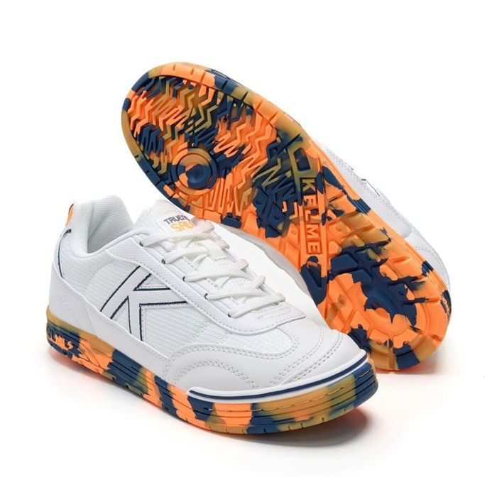 Chaussures de Futsal pour Enfants Kelme Trueno Lace Blanc M 2