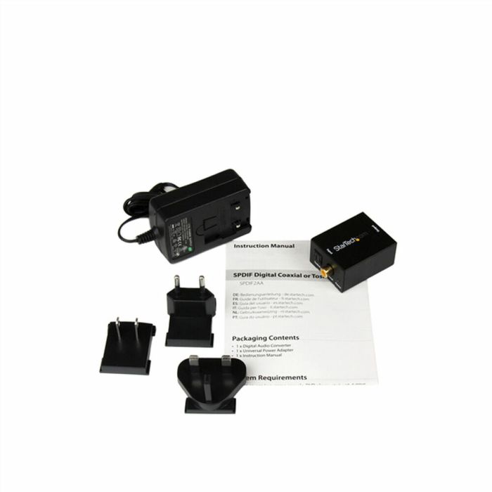 Convertisseur/Adaptateur Startech UNIRAILS2U Audio Noir 1