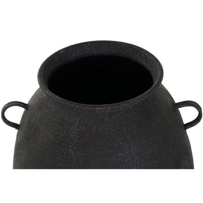 Vase Home ESPRIT Noir Métal 34,5 x 34,5 x 57 cm 2 Vase Home ESPRIT Noir Métal 34,5 x 34,5 x 57 cm 2