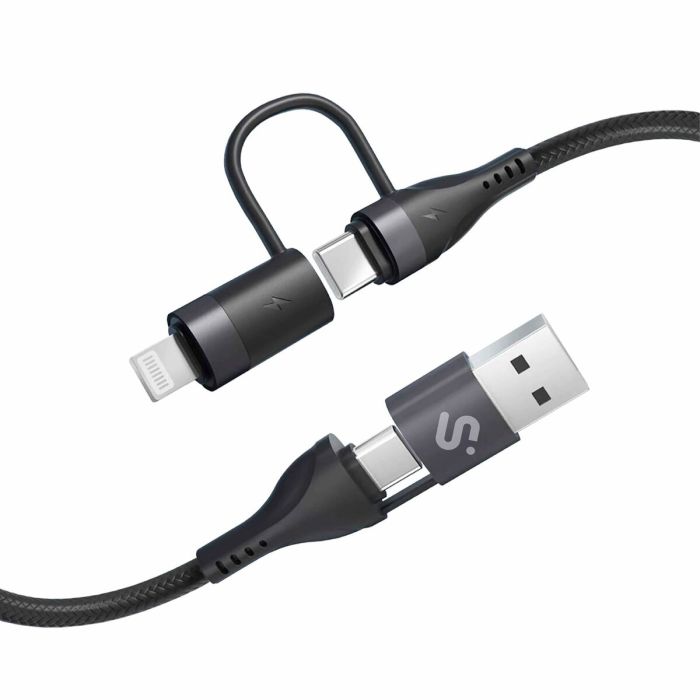 Câble HDMI Subblim SUBCAB-4IN101 Noir 1,2 m 15