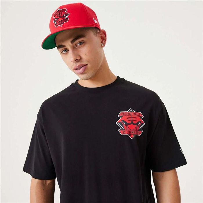 T-shirt à manches courtes homme New Era Championship Chicago Bulls 1