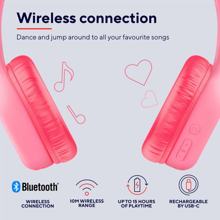 Oreillette Bluetooth Trust 25274 Rose 7
