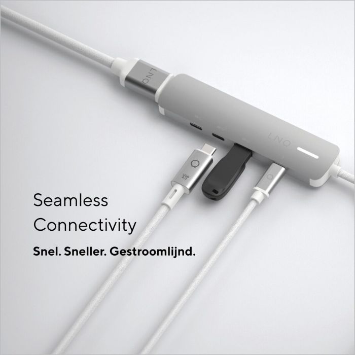 Hub USB Linq Byelements LQ49051 Blanc Gris 10 Hub USB Linq Byelements LQ49051 Blanc Gris 10