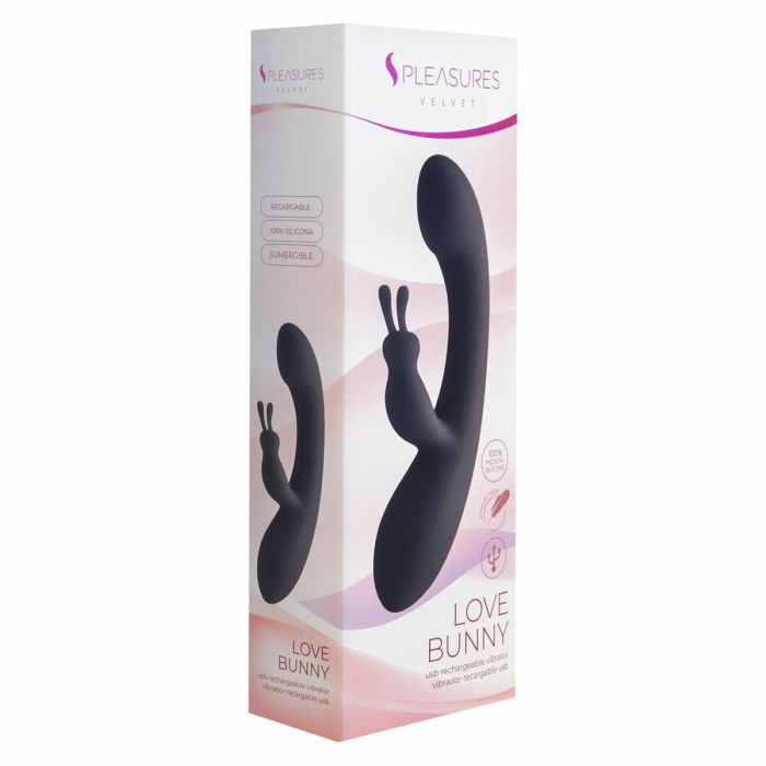 Vibromasseur Lapin S Pleasures Noir Rose