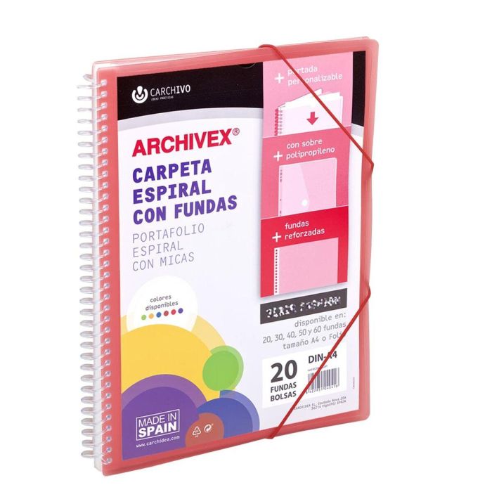 Dossier Carchivo Rouge A4 3