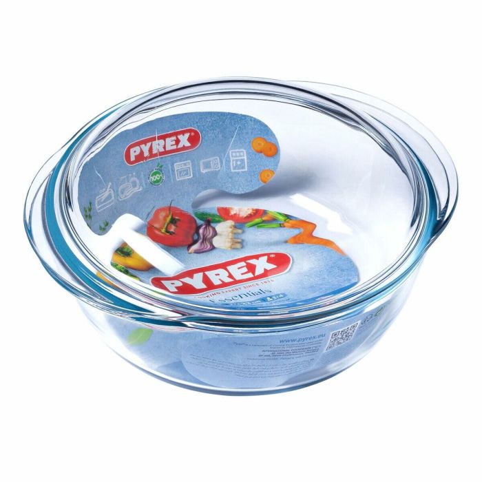 Casserole avec Couvercle Pyrex Essentials 23 x 11 x 27 cm Transparent verre 32 L 3