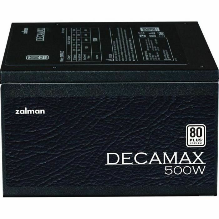 Bloc d’Alimentation Zalman DecaMax 500W ATX 500 W 80 PLUS 10 Bloc d’Alimentation Zalman DecaMax 500W ATX 500 W 80 PLUS 10