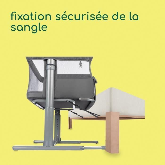 BEBECONFORT Zina Berceau Pliable Bebe & Cododo, 0-6 m (0-9 kg), 5 Positions, Matelas Inclinable, Mineral Graphite 2 BEBECONFORT Zina Berceau Pliable Bebe & Cododo, 0-6 m (0-9 kg), 5 Positions, Matelas Inclinable, Mineral Graphite 2