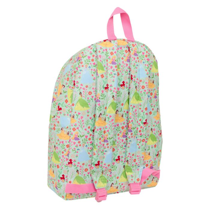 Cartable Disney Princess Bloom Vert Rose 31 x 43 x 13 cm