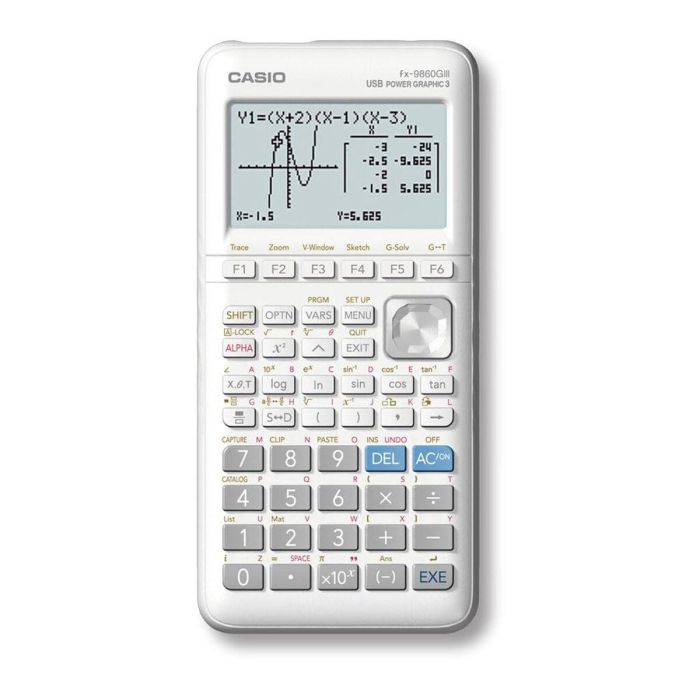 Calculatrice graphique Casio FX-9860GIII Blanc 0 Calculatrice graphique Casio FX-9860GIII Blanc 0