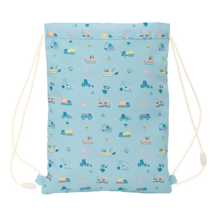 Sac à dos serré par des ficelles Safta Gruas 26 x 34 x 1 cm 1