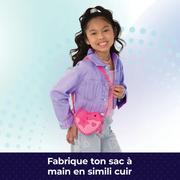 Spin Master Cool Maker Sac Sweetheart - Kit créatif à fabriquer soi-même - Sac à main en simili-cuir avec strass et charms - Jeu créatif pour enfant à partir de 6 ans