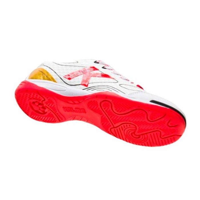 Chaussures de Sport pour Homme Kelme Goleiro Blanc Rouge 2