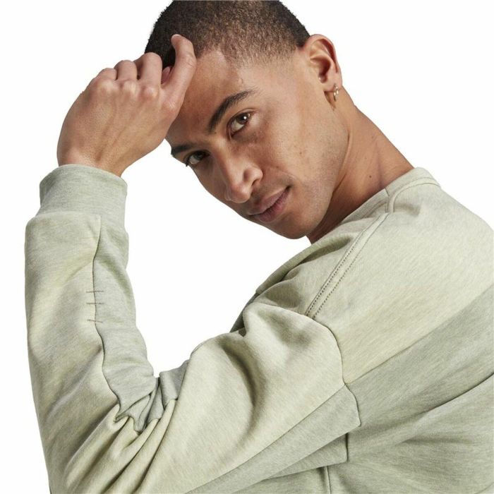 Sweat sans capuche homme Adidas Mel Crw Beige 1