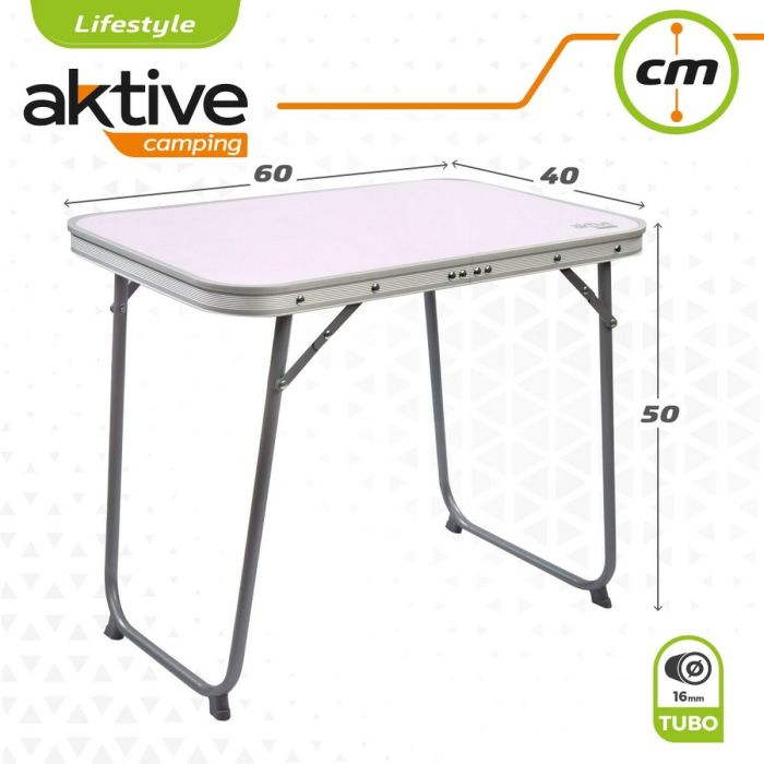 Table Piable Aktive 60 x 50 x 40 cm (4 Unités) 1 Table Piable Aktive 60 x 50 x 40 cm (4 Unités) 1