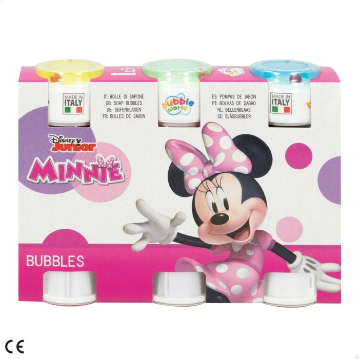 Jeu de Bulles de Savon Minnie Mouse 3,8 x 11,5 x 3,8 cm (24 Unités) 1