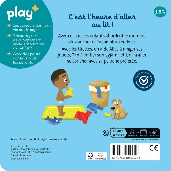 Mon premier livre musical Ravensburger My routines - Good night 1