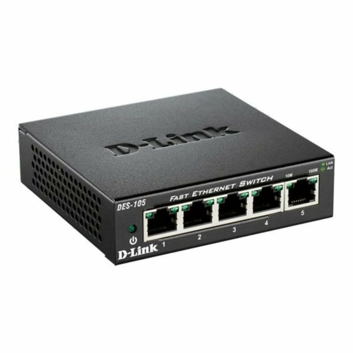 Commutateur Réseau de Bureau D-Link DES-105/E LAN 1