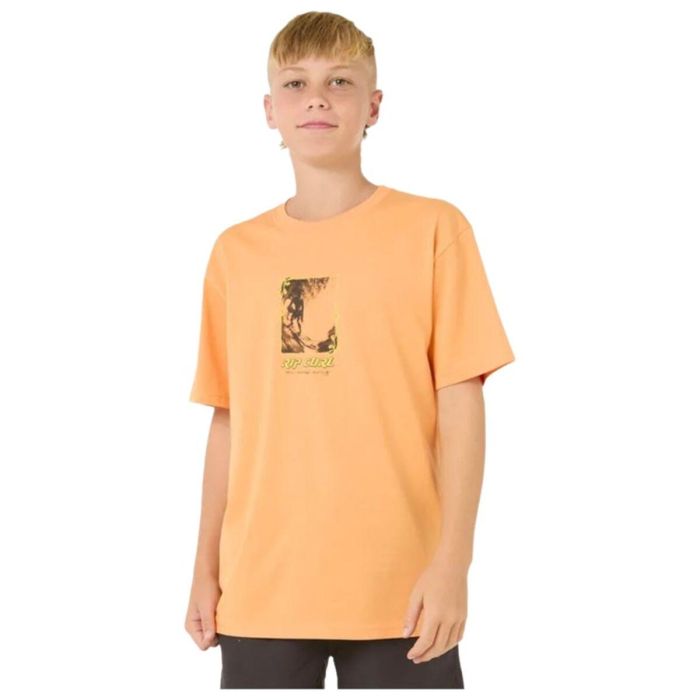 T shirt à manches courtes Enfant Rip Curl Raw Energy Frame Tee Orange 0 T shirt à manches courtes Enfant Rip Curl Raw Energy Frame Tee Orange 0