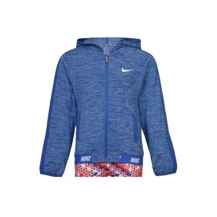 Sweat-shirt à capuche fille Nike 937-B8Y Bleu 0 Sweat-shirt à capuche fille Nike 937-B8Y Bleu 0