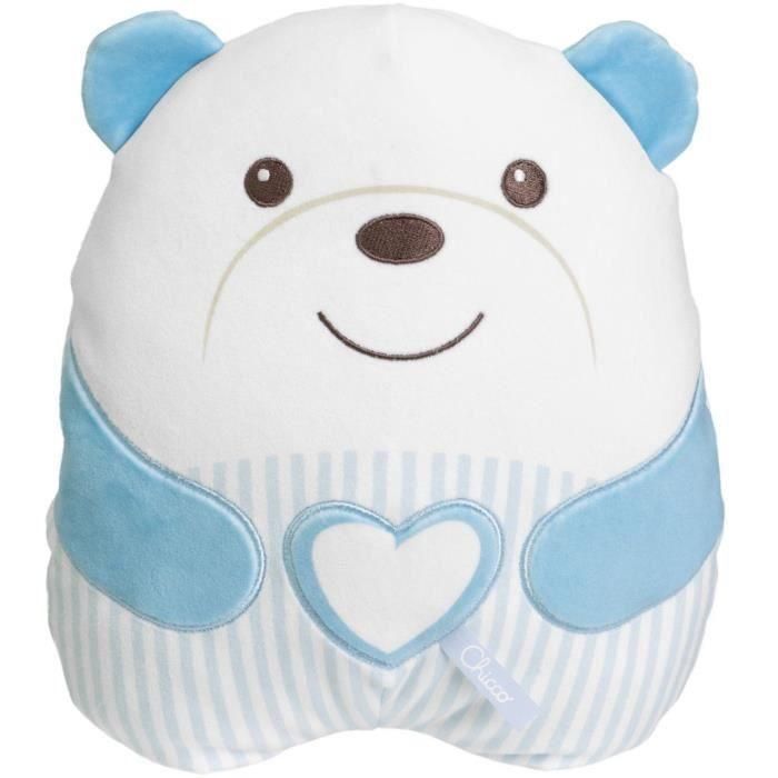 Peluche tendre Ourson - CHICCO - Bleu - Des la naissance 0 Peluche tendre Ourson - CHICCO - Bleu - Des la naissance 0
