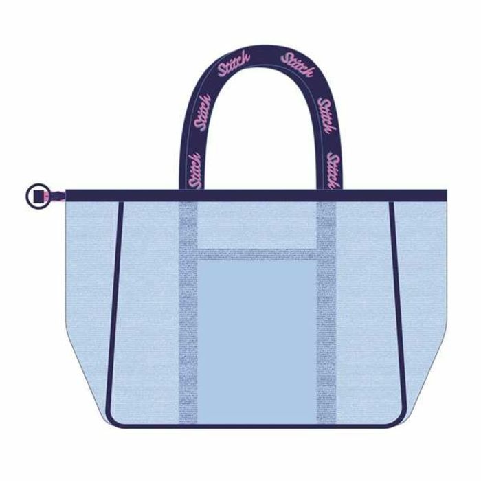 Sac de plage Stitch Bleu 62,0 x 39,0 x 20,0 cm 1