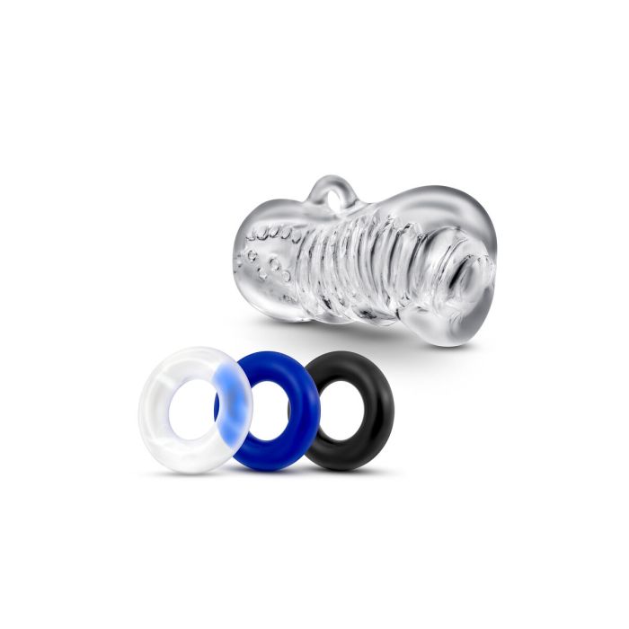 Manchon de pénis Blush Quickie kit Ø 4,2 cm 3 Manchon de pénis Blush Quickie kit Ø 4,2 cm 3