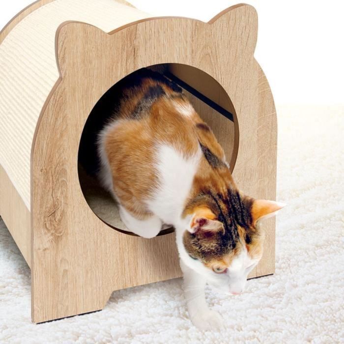 Grattoir pour Chats Vesper Beige 40 X 44 X 23 CM 4 Grattoir pour Chats Vesper Beige 40 X 44 X 23 CM 4