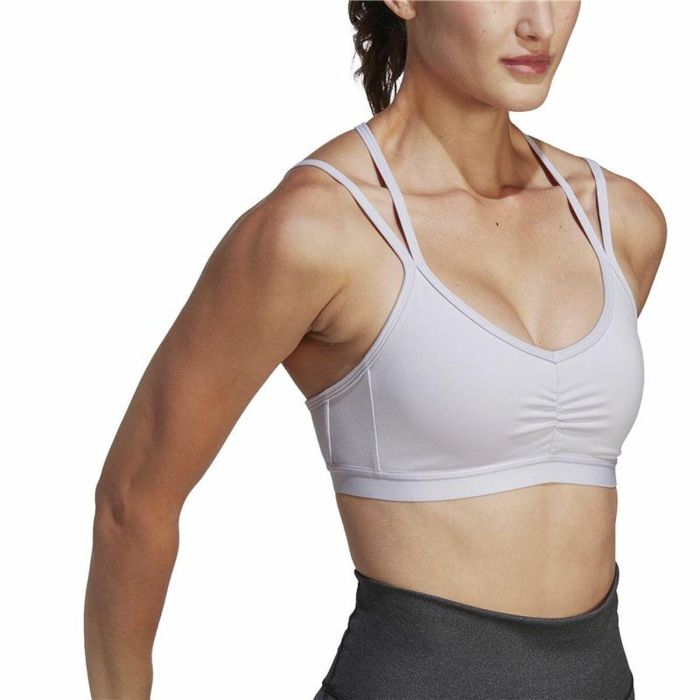 Soutien-gorge de Sport Adidas Essentials Blanc 5 Soutien-gorge de Sport Adidas Essentials Blanc 5
