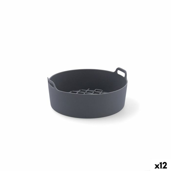 Panier pour Friteuse à Air Quid Naturalia Silicone 18 x 7,8 cm (12 Unités)