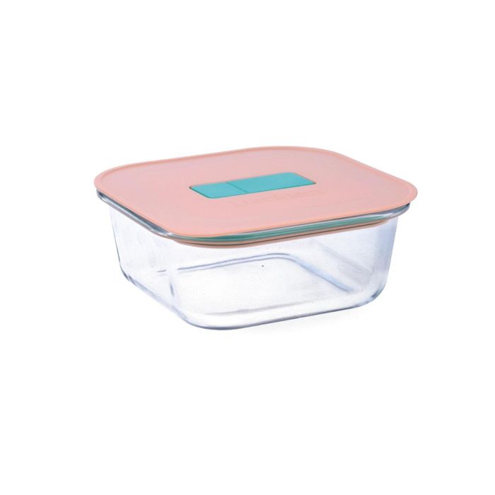 Recipiente Hermético Vidrio Joy Luminarc 16x16x7,4 cm - 80 cL 0 Recipiente Hermético Vidrio Joy Luminarc 16x16x7,4 cm - 80 cL 0