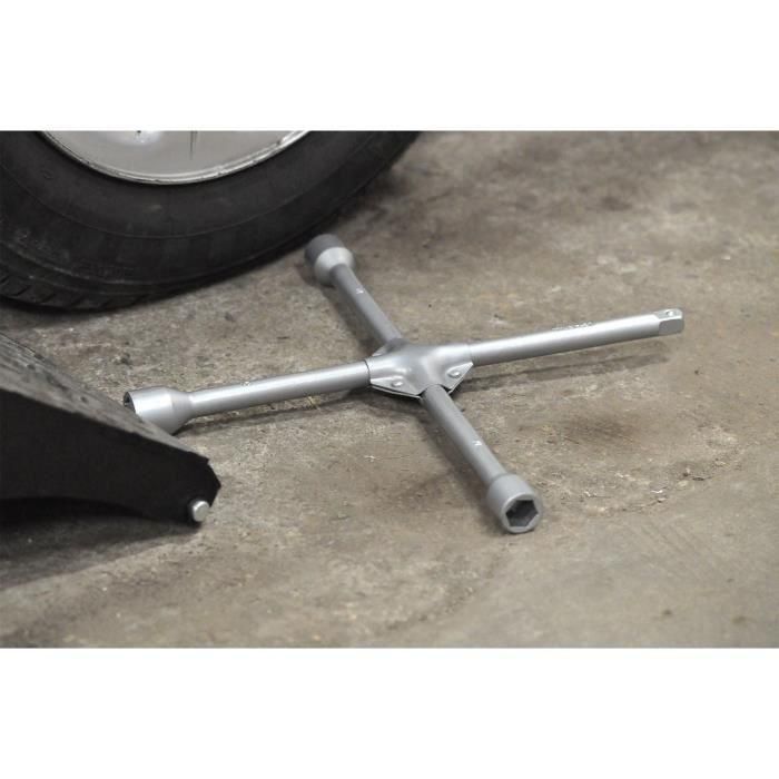 Clé en croix renforcé - PRECISION STEEL - Douilles 17, 19, 21 mm 3