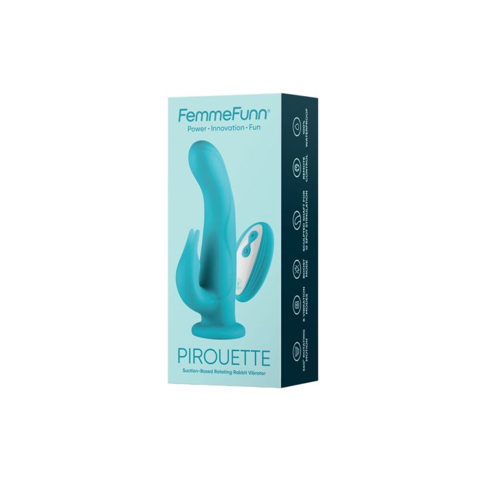 Vibration de Stimulation Double FemmeFunn Pirouette Turquoise 8