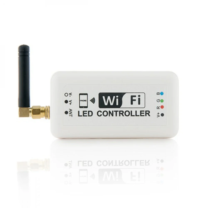 Contrôleur RGB Wifi 3 Canaux 4A 12/24VDC 144/288W pour Tiras LED 1