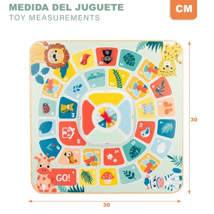 Jeu de petit chevaux et de l'oie Woomax Zookabee 30 x 3 x 30 cm Enfant animaux (6 Unités) 2 Jeu de petit chevaux et de l'oie Woomax Zookabee 30 x 3 x 30 cm Enfant animaux (6 Unités) 2