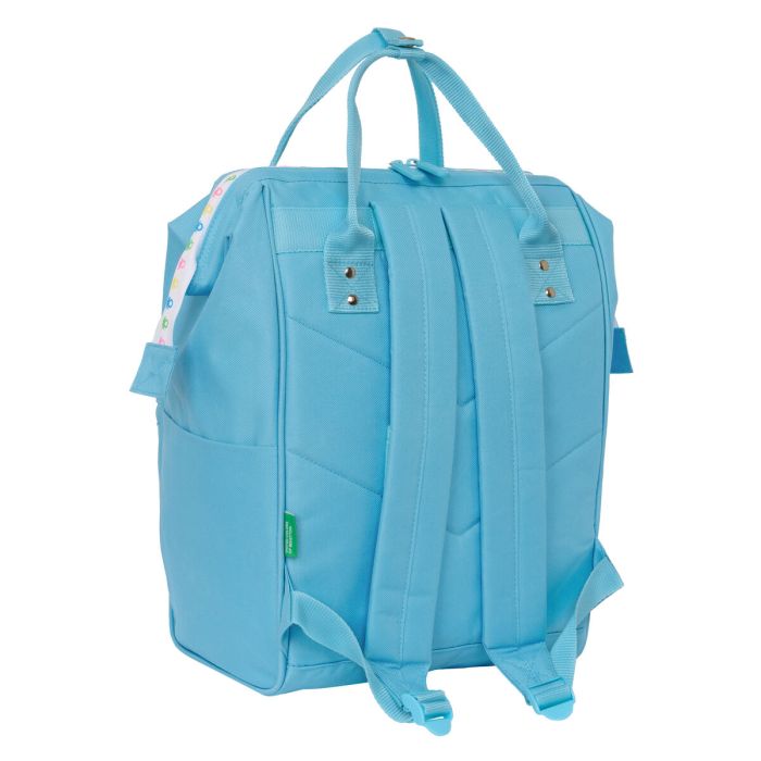 Sacoche pour Portable Benetton Spring Bleu ciel 27 x 40 x 19 cm 1