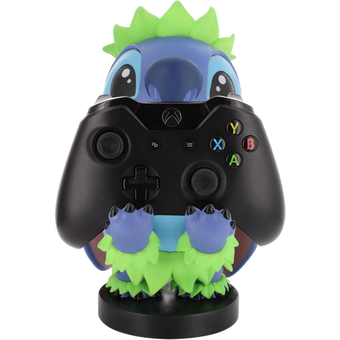 Cable Guys Stitch Hula - Exquisite Gaming - Figurine Disney support pour smartphone, manette et écouteurs (micro-USB inclus) - 20 cm