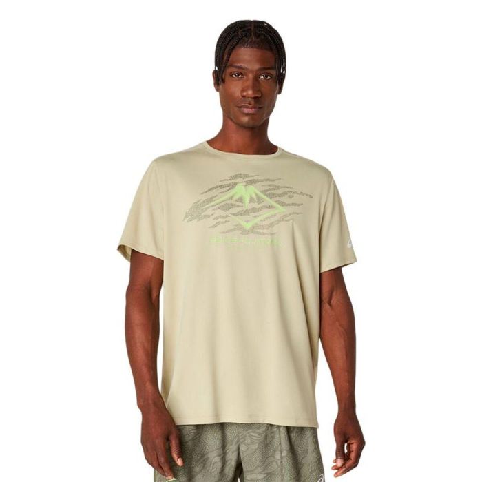T-shirt à manches courtes homme Asics Fujitrail Logo Beige 42 0 T-shirt à manches courtes homme Asics Fujitrail Logo Beige 42 0